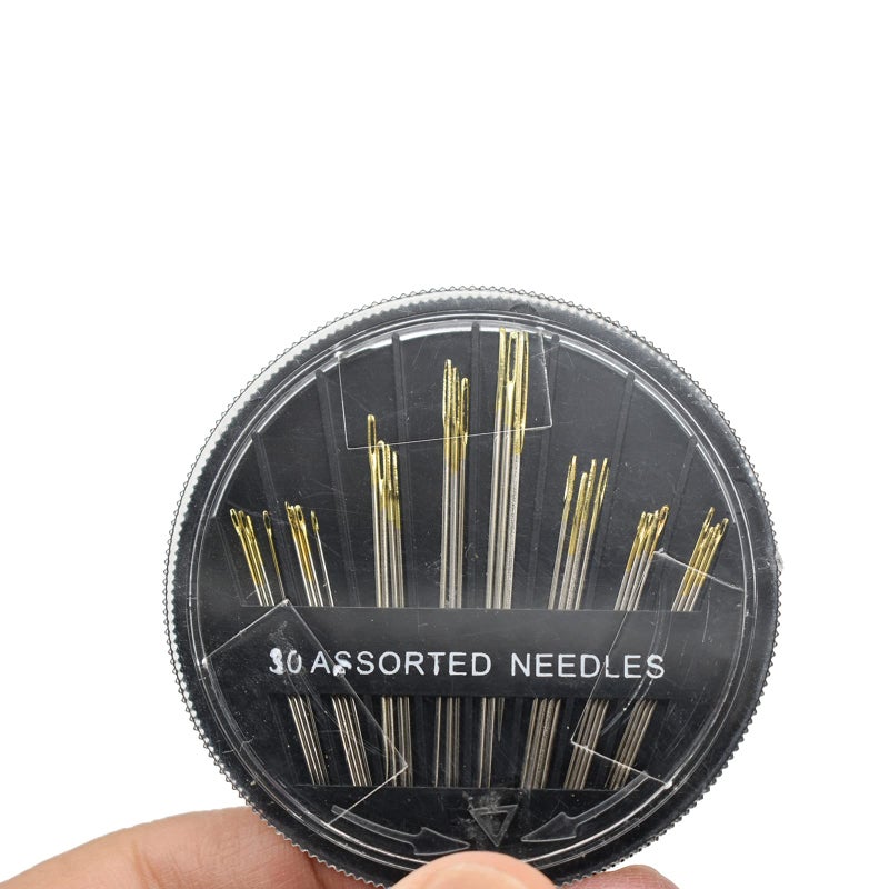 Maydahui Sewing Thread Assorted Spools 39 Color Kit for Sewing Machine Polyester 402 (200 Yards Each) + 30 PCS Sewing Needles + 1 PCS Soft Measuring Tape + 2 PCS Needle-threaders (Pack of 72) - Image 5